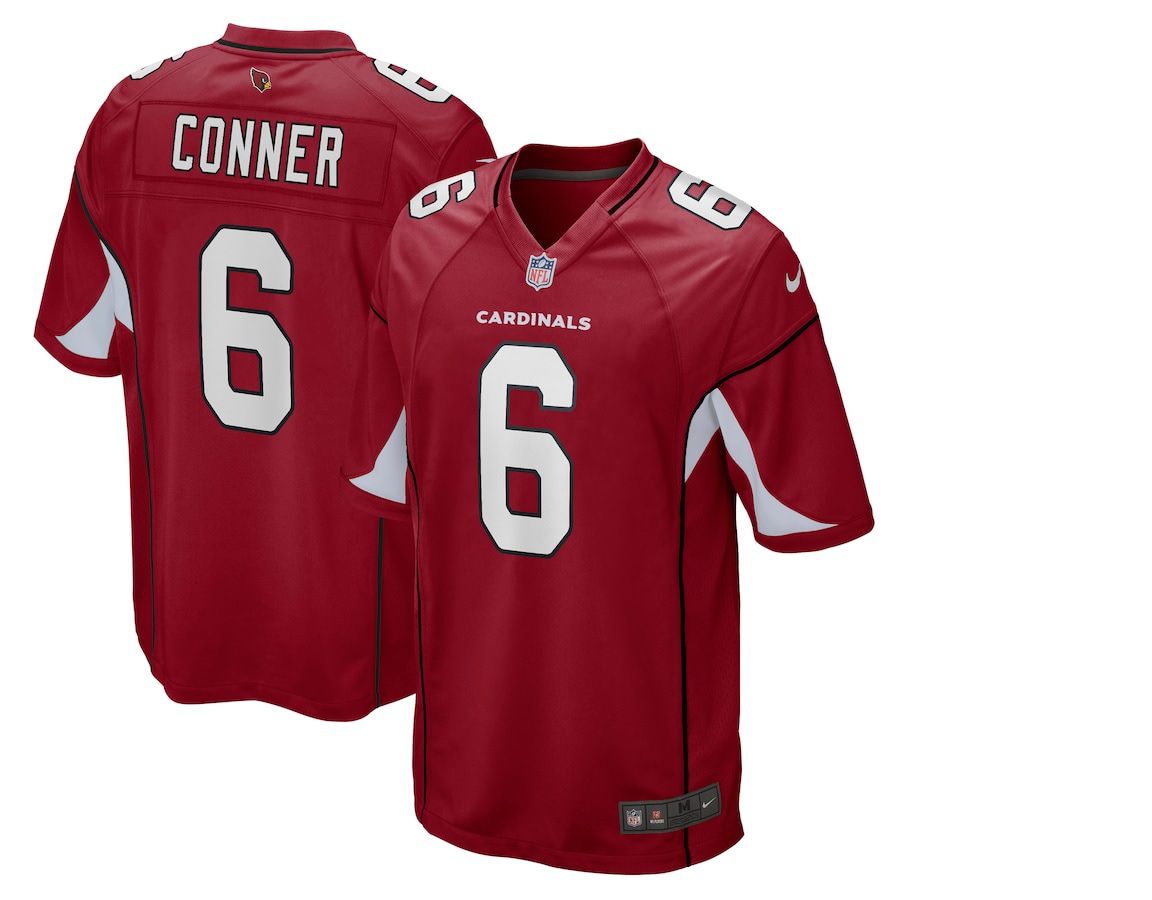 Men Arizona Cardinals #6 James Conner Nike Cardinal Game NFL Jersey->arizona cardinals->NFL Jersey